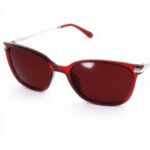 Lunettes de soleil femme Banana Moon BM155P bordeaux argent