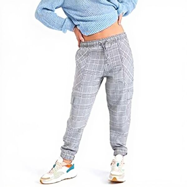 Pantalon Cargo Femme Banana Moon Erwan Gris Kaki