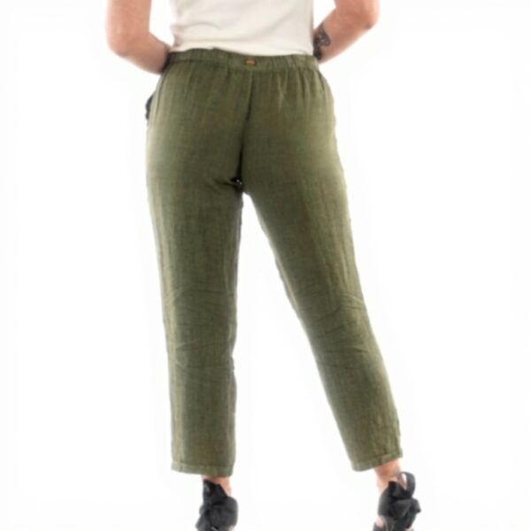 Pantalons Banana Moon Hawston JDR97 Kaki Femme Mode
