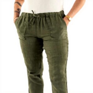 Pantalons Banana Moon Hawston JDR97 Kaki Femme Mode