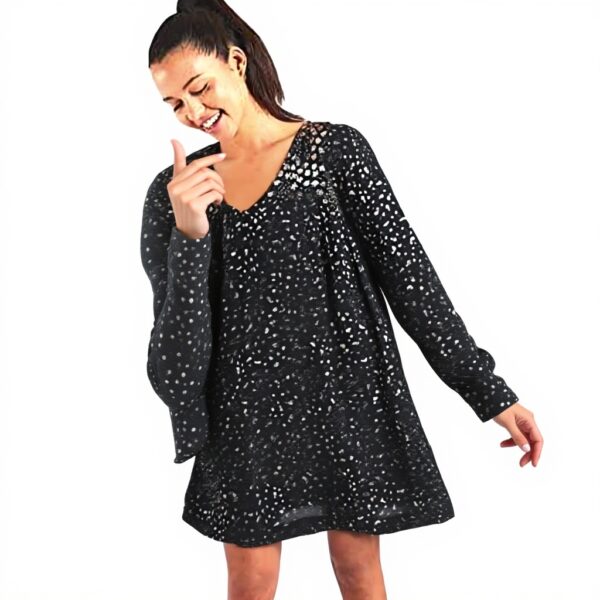 Robe Banana Moon AMYLEE MAREVA Noir Viscose Femme