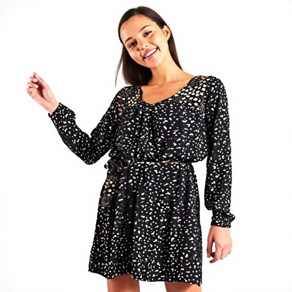 Robe Banana Moon AMYLEE MAREVA Noir Viscose Femme