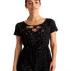 Robe Banana Moon Joelly DOLCEANE Multicolore Noir Femme