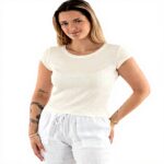 T-shirt femme Banana Moon Amaria mgc11 Ecru XL