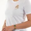 T-shirt femme Banana Moon Jollytee MFT10 Blanc manches-2