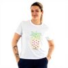 T-shirt Banana Moon Naranjo mfr10 Blanc Femme Mode