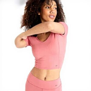 Tshirt Mantra Wellness Banana Moon Rose Femme Polyamide