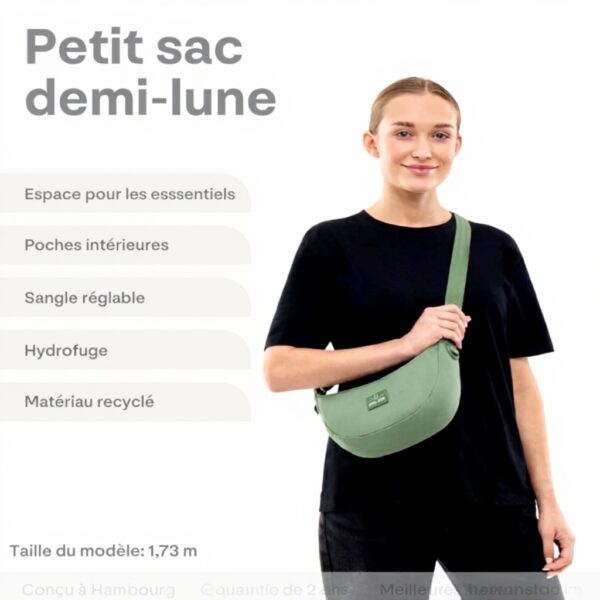 Sac banane Johnny Urban Ally imperméable demi-lune réglable