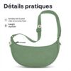 Sac banane Johnny Urban Ally imperméable demi-lune réglable