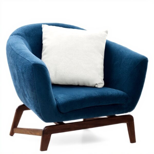 Coussin décoratif Moonai housse polyester recyclé 40x40 cm