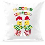 Housse coussin Moonai Bananas Pyjamas 40x40 polyester