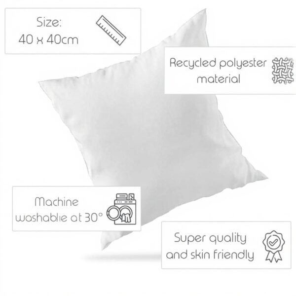 Housse coussin Moonai Bananas Pyjamas 40x40 polyester