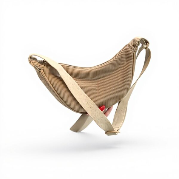 Sac banane femme velours côtelé GIDWRIY croissant